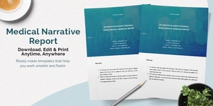 Medical Narrative Report Template