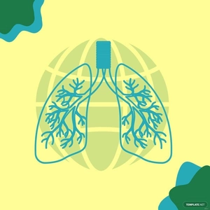 World Pneumonia Day Drawing Background