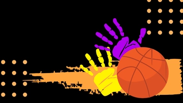 Free Grunge Basketball Background Template to Edit Online
