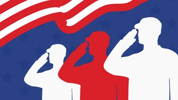 Free Veterans Day Blue Background Template to Edit Online Free Veterans Day Blue Background Template to Edit Online