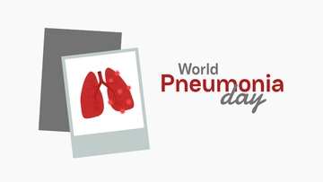 Free World Pneumonia Day Photo Background Template to Edit Online