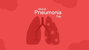 World Pneumonia Day Banner Background