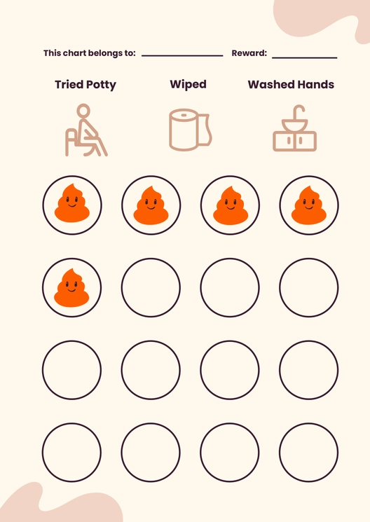 Potty Chart Sticker