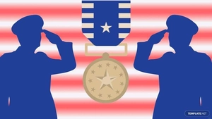 Veterans Day Blur Background