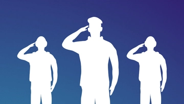 Free Veterans Day Gradient Background Template to Edit Online