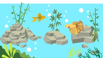 Free Stone Aquarium Background Template to Edit Online
