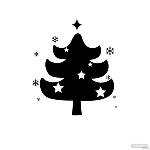 Black And White Christmas Clipart
