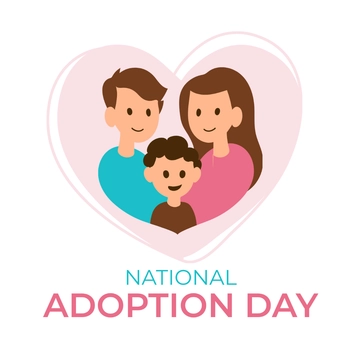 Free National Adoption Day Clipart Template to Edit Online