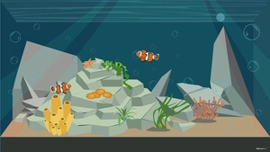 Free Aquarium Rock Background Template to Edit Online
