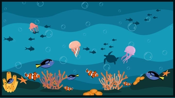 Free Fish Aquarium Background Template to Edit Online