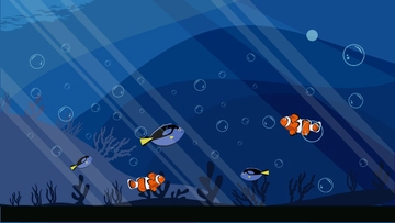 Free Gradient Aquarium Background Template to Edit Online