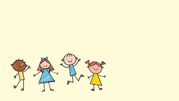 Free Universal Children???s Day Cartoon Background Template to Edit Online