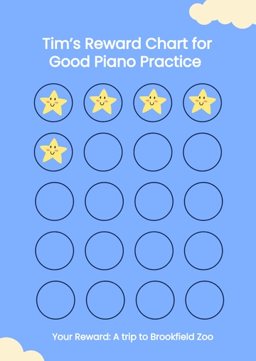Free Boys Reward Sticker Chart Template to Edit Online