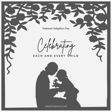 Free National Adoption Day Poster Vector Template to Edit Online