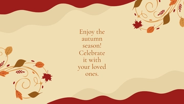 Free Autumn Wishes Background Template to Edit Online