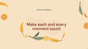 Autumn Flyer Background