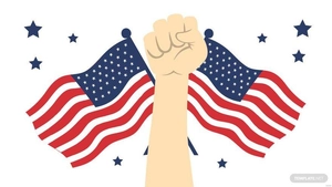 Veterans Day White Background