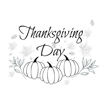 Free Happy Thanksgiving Day Drawing Template to Edit Online
