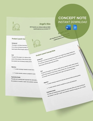 Concept Note Template