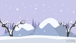 High Resolution Winter Background