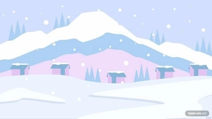 Winter Vector Background