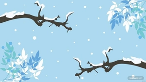 Winter Banner Background