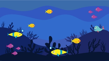 Free Aquarium Teams Background Template to Edit Online