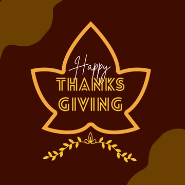 Free Thanksgiving Day Symbol Clipart Template to Edit Online