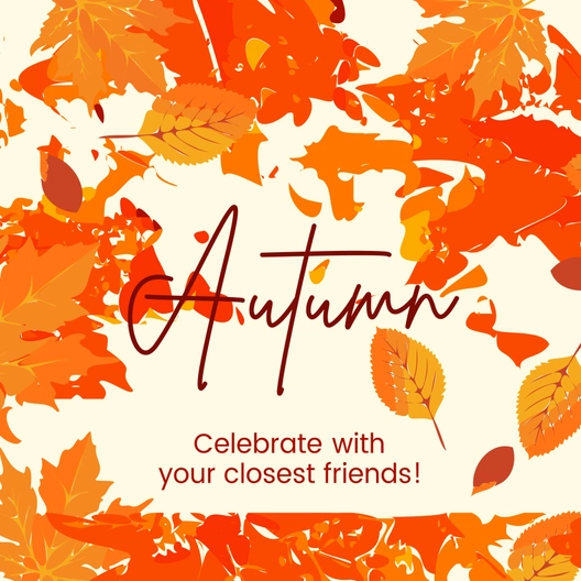 Autumn Instagram Post