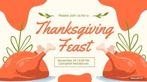 Thanksgiving Day Invitation Background