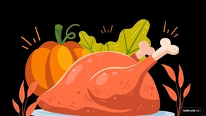 Thanksgiving Day Black Background