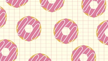 Free Pastel Donut Background Template to Edit Online