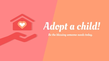 Free National Adoption Day Flyer Background Template to Edit Online