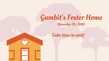 Free National Adoption Day Invitation Background Template to Edit Online