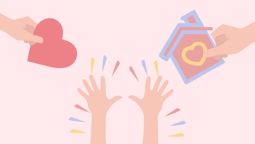 Free National Adoption Day Clipart Background Template to Edit Online