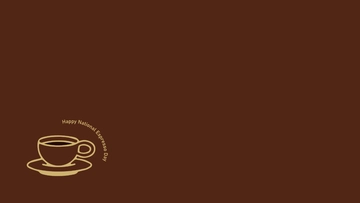 Free National Espresso Day Clipart Background Template to Edit Online