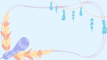 Free Pastel Feather Background Template to Edit Online
