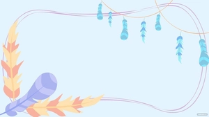 Pastel Feather Background