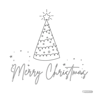 Easy Christmas Drawing