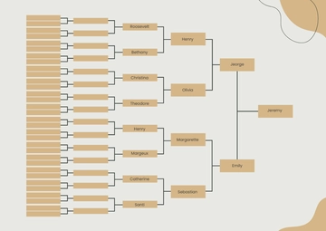 Free 6 Generation Family Tree Chart Template to Edit Online
