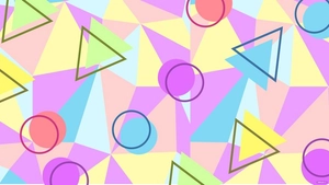 Geometric Pastel Background