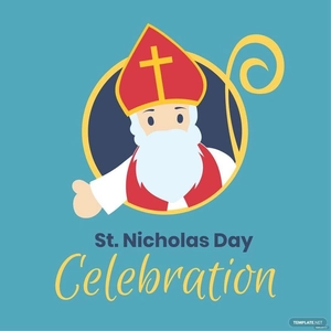 Saint Nicholas Day Celebration Vector