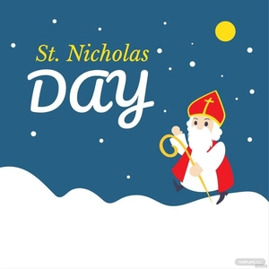Saint Nicholas Day Cartoon Vector