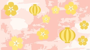 Pastel And Gold Background