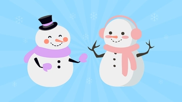 Free Christmas Cartoon Background Template to Edit Online