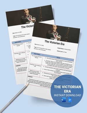 High School Lesson Note Template