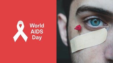 Free World AIDS Day Photo Background Template to Edit Online