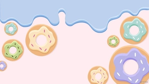 Pastel Food Background