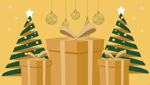 Christmas Gold Background