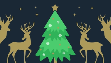 Free Christmas Dark Background Template to Edit Online